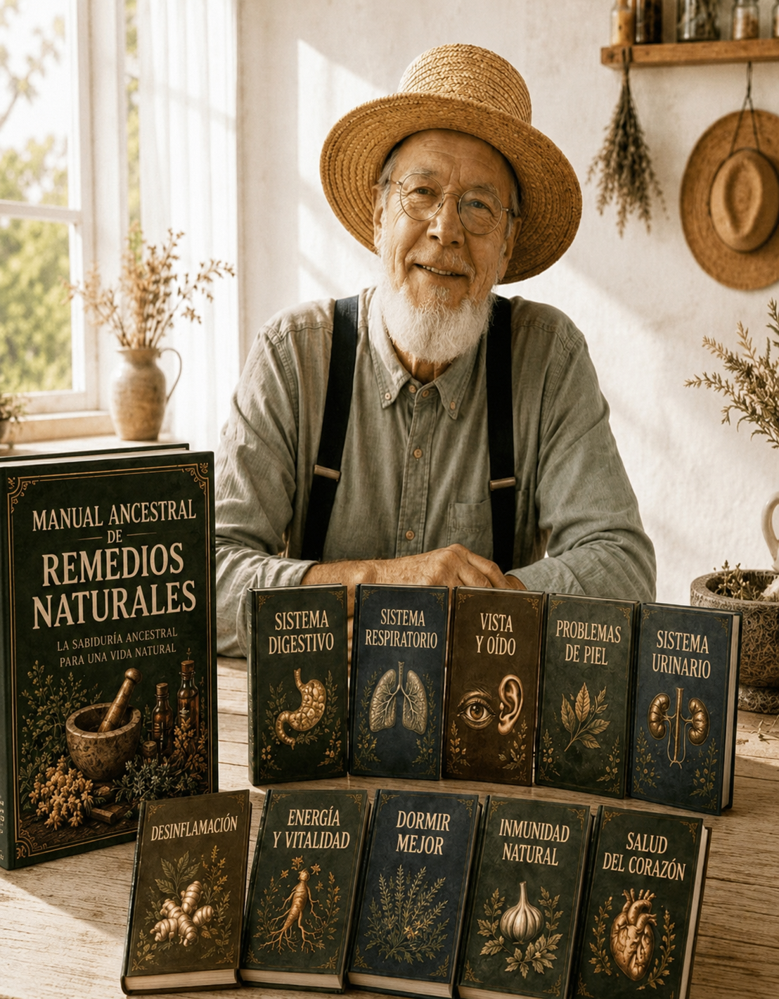 Más de 300 Remedios Naturales para dolores, inflamaciones, digestión, estrés, piel, cabello y mucho más.)